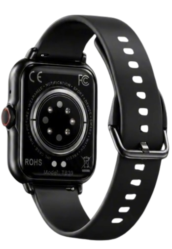 Parte trasera del smartwatch Belong con sus sensores